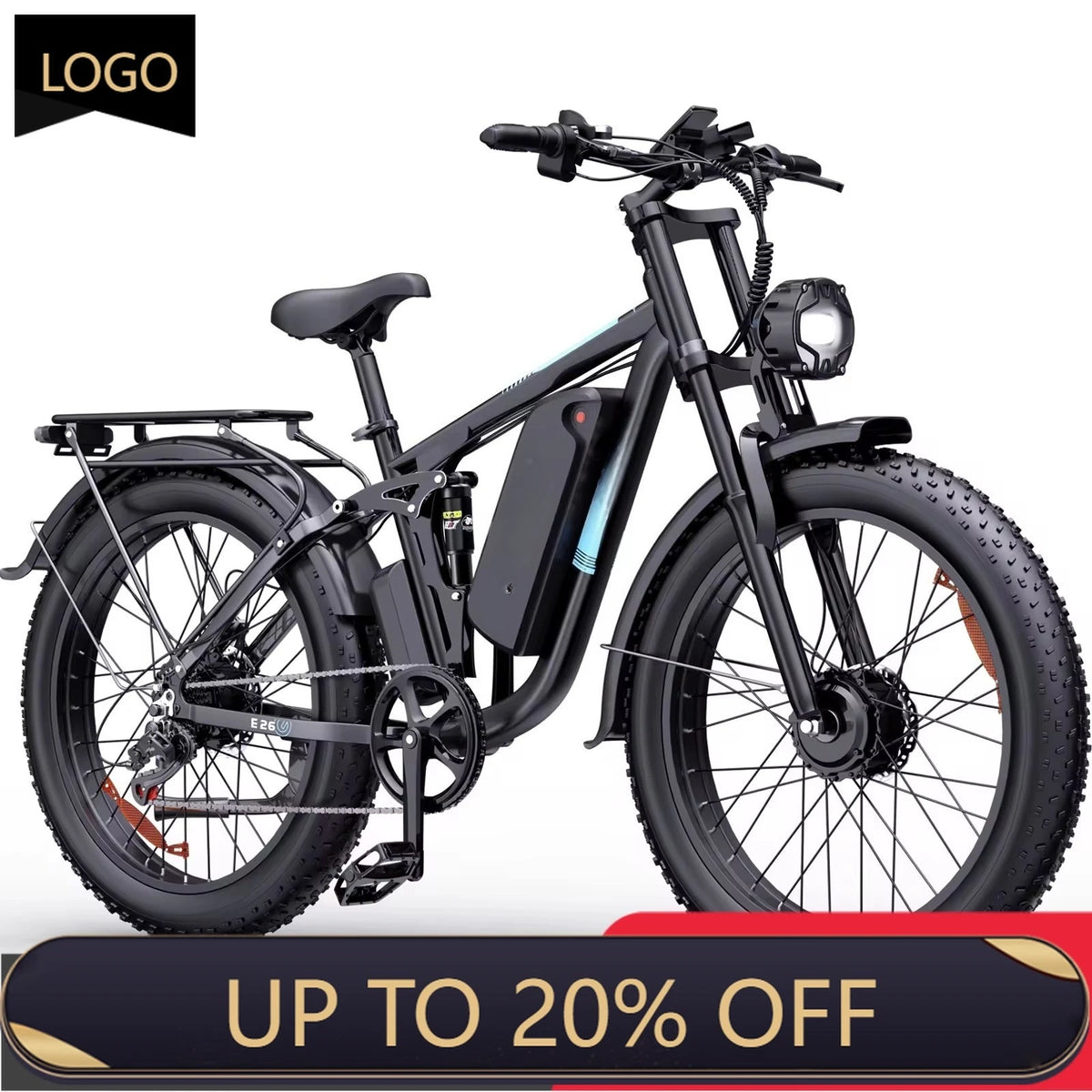 WWE Factory Wholesale Ridstar 48V 23Ah Electric Bike, Electric Bike, Fat Tire Dual Motor Electric Freight Bike, Electric Bike fo