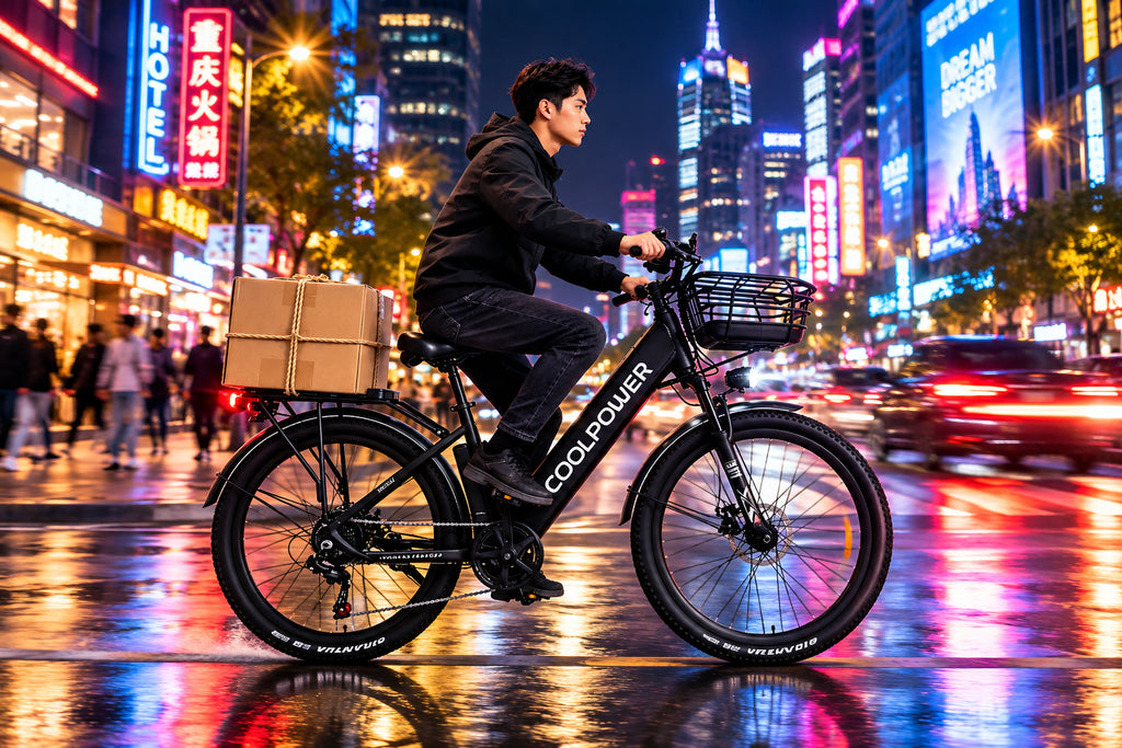 Adult E-Bike 48V 20Ah Battery 70 Range Road Electric Bicycle 26-Inch Tire City Ebike，Electric Bike