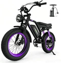 Electric Bike for Adults 1500W/2000W/3000W Peak,32/36/47MPH 20" Fat Tire Ebike, 48V 20AH/23AH/33Ah Removable Battery 7-Speed Ful